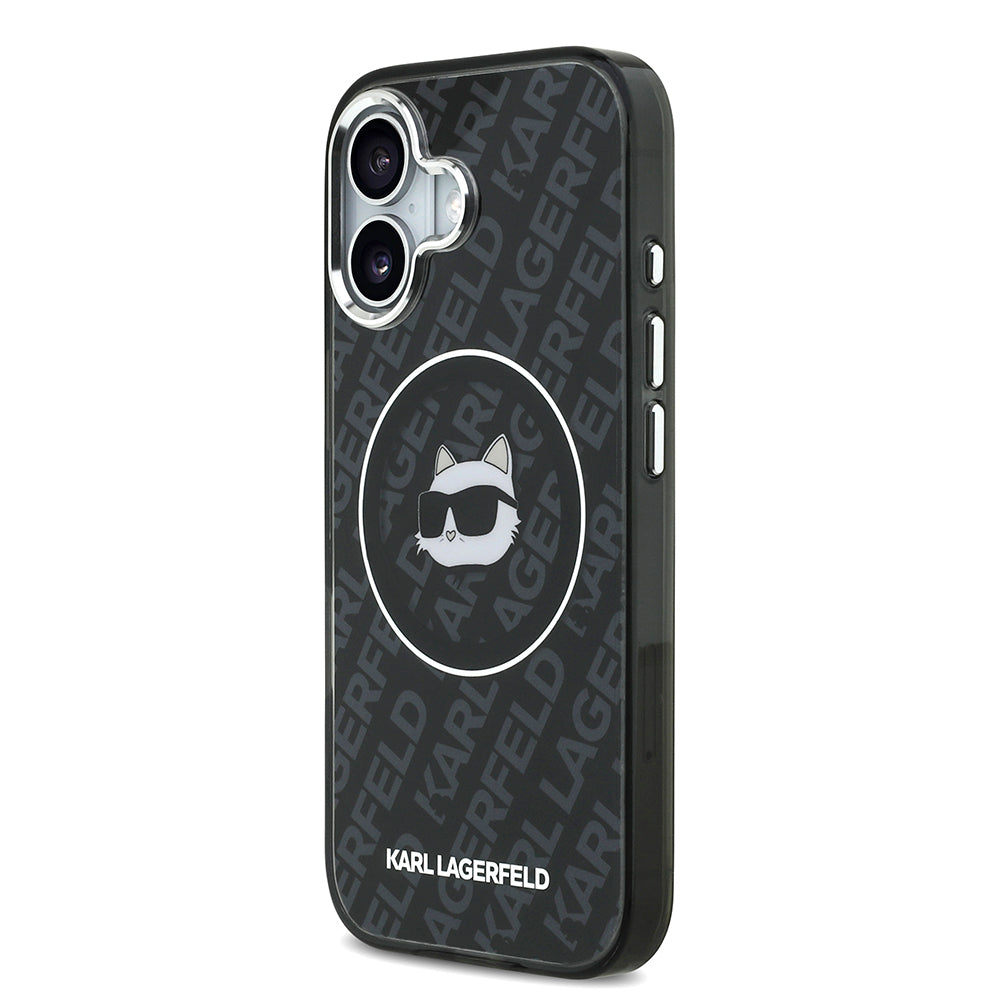 Apple iPhone 17 Kılıf Karl Lagerfeld Orjinal Lisanslı IML Baskılı Choupette Heads Kapak