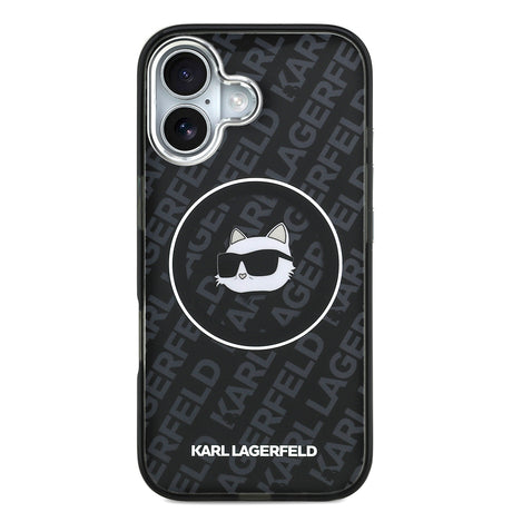 Apple iPhone 17 Kılıf Karl Lagerfeld Orjinal Lisanslı IML Baskılı Choupette Heads Kapak
