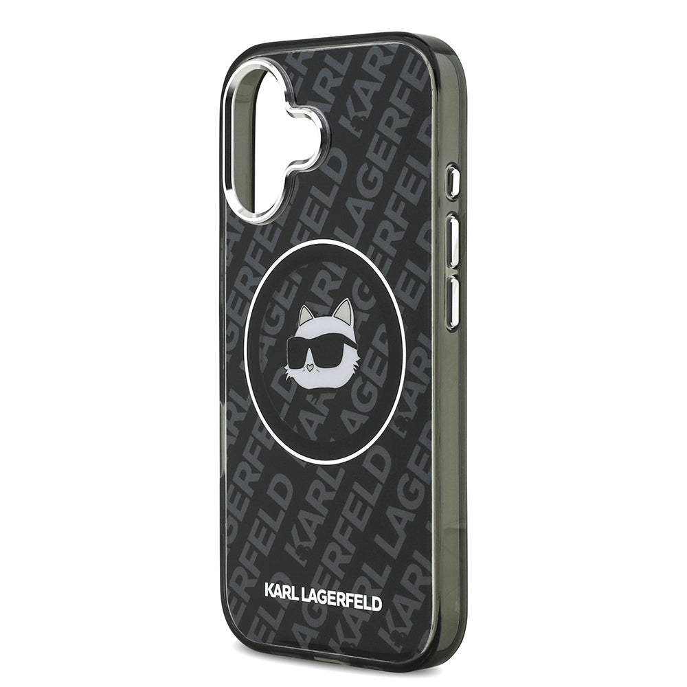Apple iPhone 17 Kılıf Karl Lagerfeld Orjinal Lisanslı IML Baskılı Choupette Heads Kapak
