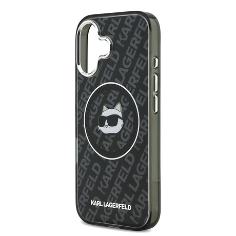 Apple iPhone 17 Kılıf Karl Lagerfeld Orjinal Lisanslı IML Baskılı Choupette Heads Kapak