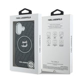 Apple iPhone 17 Kılıf Karl Lagerfeld Orjinal Lisanslı IML Baskılı Choupette Heads Kapak