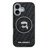 Apple iPhone 17 Kılıf Karl Lagerfeld Orjinal Lisanslı IML Baskılı KL Heads Kapak
