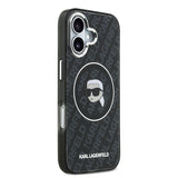 Apple iPhone 17 Kılıf Karl Lagerfeld Orjinal Lisanslı IML Baskılı KL Heads Kapak
