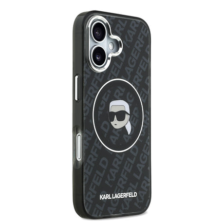 Apple iPhone 17 Kılıf Karl Lagerfeld Orjinal Lisanslı IML Baskılı KL Heads Kapak