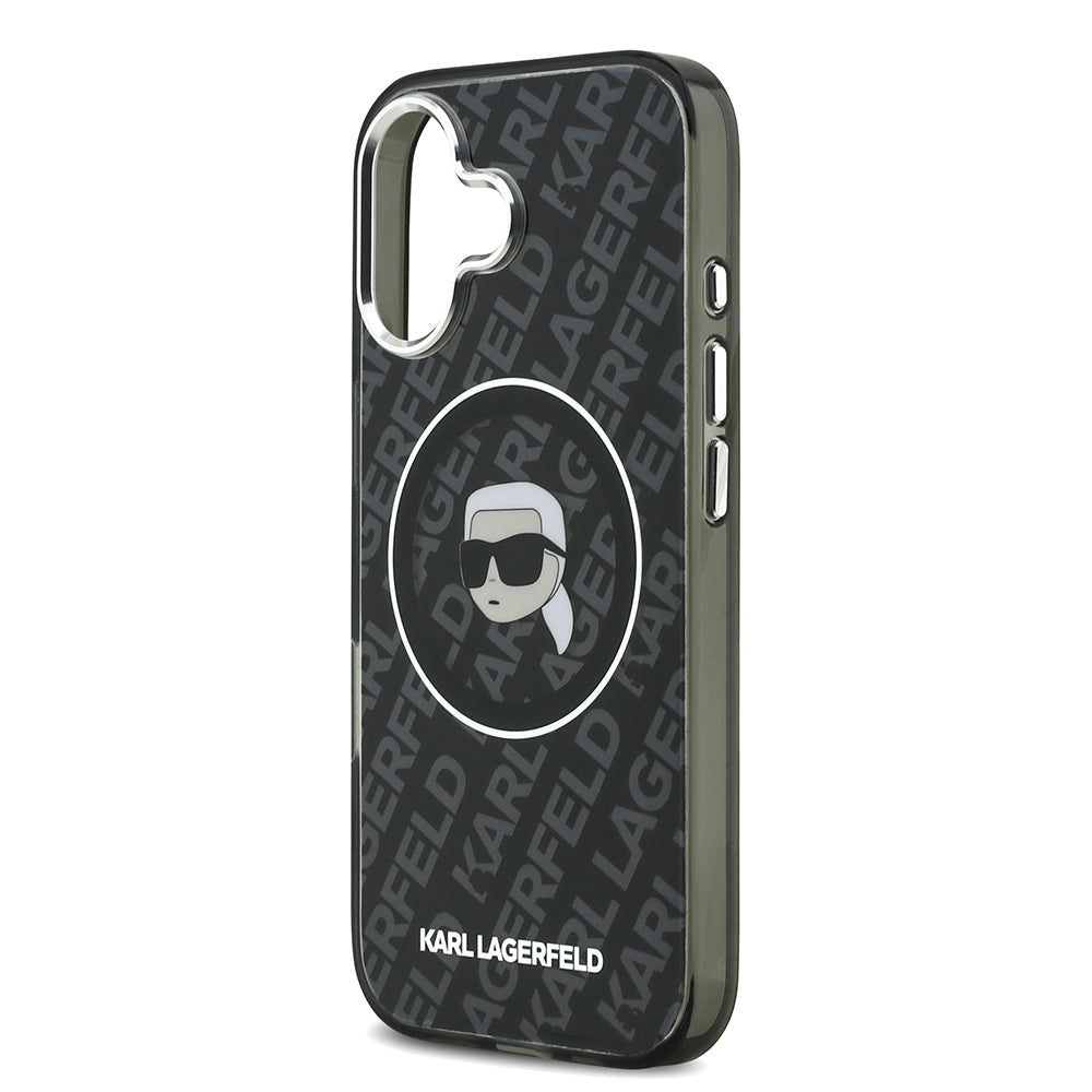 Apple iPhone 17 Kılıf Karl Lagerfeld Orjinal Lisanslı IML Baskılı KL Heads Kapak