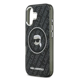 Apple iPhone 17 Kılıf Karl Lagerfeld Orjinal Lisanslı IML Baskılı KL Heads Kapak