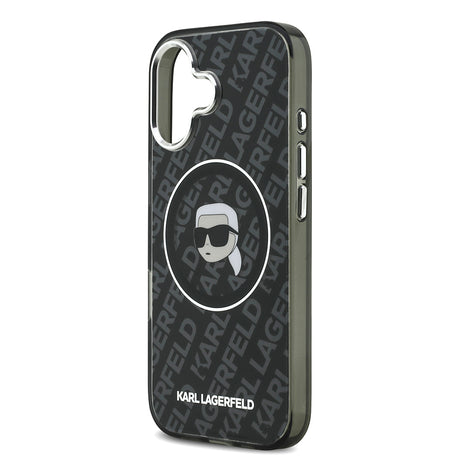Apple iPhone 17 Kılıf Karl Lagerfeld Orjinal Lisanslı IML Baskılı KL Heads Kapak
