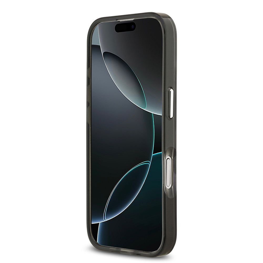 Apple iPhone 17 Kılıf Karl Lagerfeld Orjinal Lisanslı M-safe Şarj Özellikli IML Leopar Baskılı Kapak