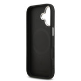 Apple iPhone 17 Kılıf Karl Lagerfeld Orjinal Lisanslı M-safe Şarj Özellikli Metal Kamera ve Buton Tasarımlı Karl PU Deri Kapak