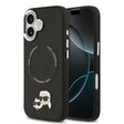 Apple iPhone 17 Kılıf Karl Lagerfeld Orjinal Lisanslı M-safe Şarj Özellikli Metal Kamera ve Buton Tasarımlı K&C PU Deri Kapak