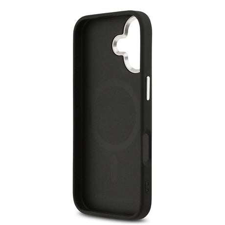 Apple iPhone 17 Kılıf Karl Lagerfeld Orjinal Lisanslı M-safe Şarj Özellikli Metal Kamera ve Buton Tasarımlı Paris RSG PU Deri Kapak