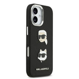 Apple iPhone 17 Kılıf Karl Lagerfeld Orjinal Lisanslı Metal Logolu K&C Heads Pin Kapak