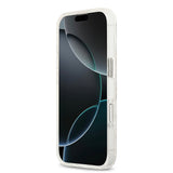 Apple iPhone 17 Kılıf Karl Lagerfeld Orjinal Lisanslı Parlayan Simli Karl & Choupette Heads Kapak
