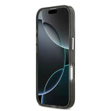 Apple iPhone 17 Kılıf Karl Lagerfeld Orjinal Lisanslı Parlayan Simli Karl & Choupette Sketch Logo Kapak