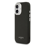 Apple iPhone 17 Kılıf Lacoste Orjinal Lisanslı M-safe Şarj Özellikli Champs Elysees PU Deri Tasarımlı Kapak