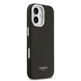Apple iPhone 17 Kılıf Lacoste Orjinal Lisanslı M-safe Şarj Özellikli Champs Elysees PU Deri Tasarımlı Kapak
