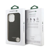 Apple iPhone 17 Kılıf Lacoste Orjinal Lisanslı M-safe Şarj Özellikli Champs Elysees PU Deri Tasarımlı Kapak