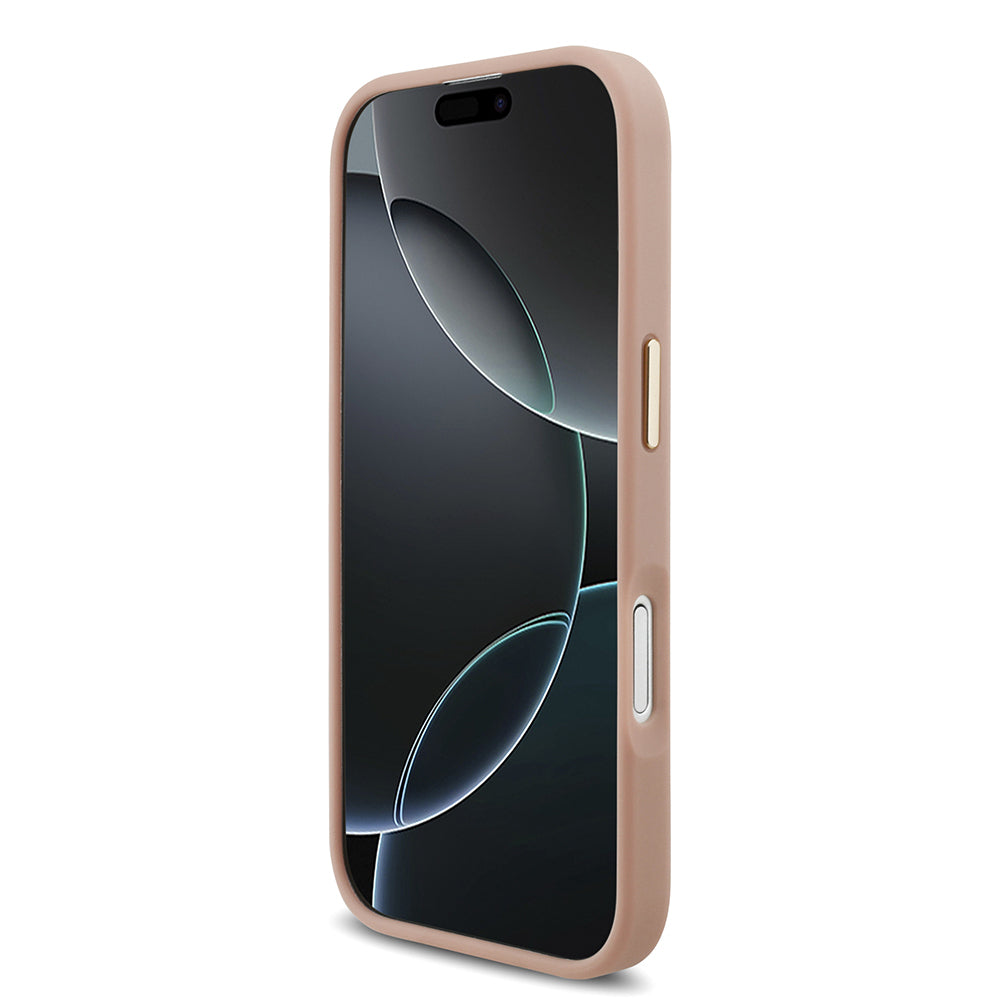 Apple iPhone 17 Kılıf Lacoste Orjinal Lisanslı M-safe Şarj Özellikli Champs Elysees PU Deri Tasarımlı Kapak