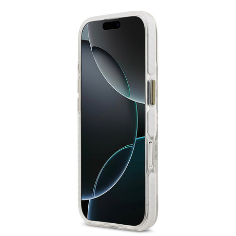 Apple iPhone 17 Kılıf Lacoste Orjinal Lisanslı M-safe Şarj Özellikli Gold Timsah Logolu Buzlu Kapak