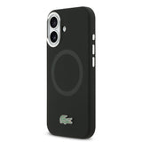 Apple iPhone 17 Kılıf Lacoste Orjinal Lisanslı M-safe Şarj Özellikli İkonik Logolu Metal Kamera Çerçeveli Silikon Kapak