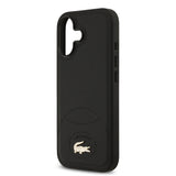 Apple iPhone 17 Kılıf Lacoste Orjinal Lisanslı M-safe Şarj Özellikli PU Deri Tasarımlı Metal Logolu Kapak