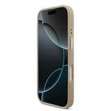 Apple iPhone 17 Kılıf Lacoste Orjinal Lisanslı M-safe Şarj Özellikli PU Pike Desenli Standlı Metal Logolu Kapak