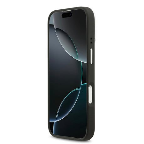 Apple iPhone 17 Kılıf Lacoste Orjinal Lisanslı M-safe Şarj Özellikli PU Pike Desenli Standlı Metal Logolu Kapak