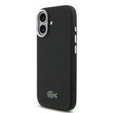 Apple iPhone 17 Kılıf Lacoste Orjinal Lisanslı M-Safe Şarj Özellikli PVC Pike Desenli Arka Yüzey İkonik Timsah Dokuma Logolu Kapak