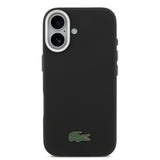 Apple iPhone 17 Kılıf Lacoste Orjinal Lisanslı M-Safe Şarj Özellikli PVC Pike Desenli Arka Yüzey İkonik Timsah Dokuma Logolu Kapak