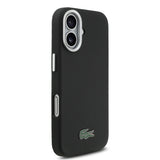 Apple iPhone 17 Kılıf Lacoste Orjinal Lisanslı M-Safe Şarj Özellikli PVC Pike Desenli Arka Yüzey İkonik Timsah Dokuma Logolu Kapak