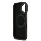 Apple iPhone 17 Kılıf Lacoste Orjinal Lisanslı M-safe Şarj Özellikli Standlı PU Deri Karışık Monogram Desenli Kapak