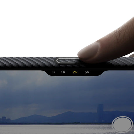 Apple iPhone 17 Kılıf M-safe Şarj Özellikli 1500D Aramid Fiber Pitaka Ultra-Slim Classic Serisi Black-Grey Twill Kapak