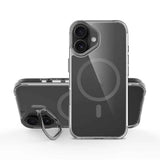 Apple iPhone 17 Kılıf M-safe Şarj Özellikli Airbagli Kamera Standlı Zore Azor Kapak