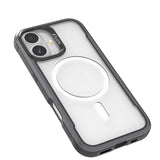 Apple iPhone 17 Kılıf M-safe Şarj Özellikli Airbagli Raptic Shield Serisi Şeffaf Arka Yüzey Kapak