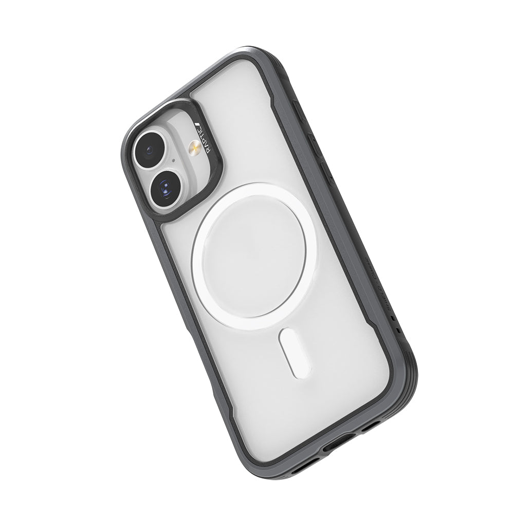 Apple iPhone 17 Kılıf M-safe Şarj Özellikli Airbagli Raptic Shield Serisi Şeffaf Arka Yüzey Kapak