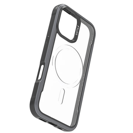 Apple iPhone 17 Kılıf M-safe Şarj Özellikli Airbagli Raptic Shield Serisi Şeffaf Arka Yüzey Kapak