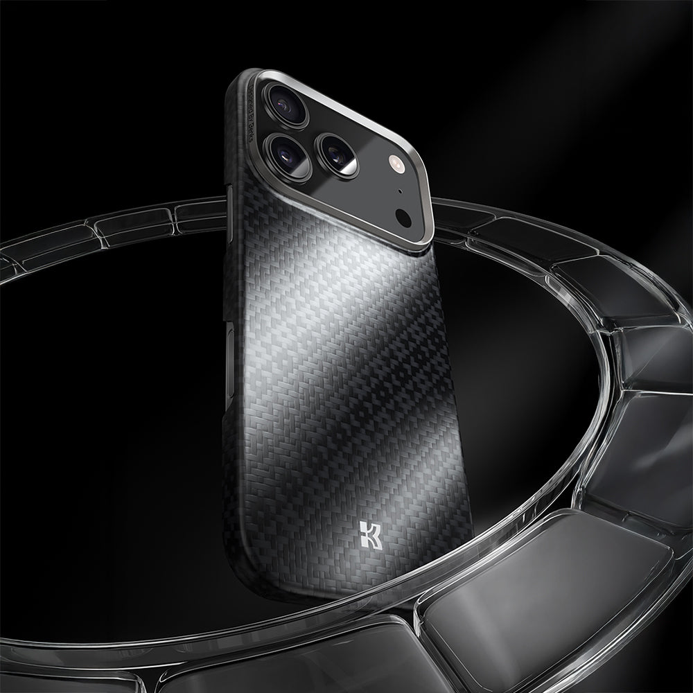Apple iPhone 17 Kılıf M-Safe Şarj Özellikli Benks ArmorAir ArmorGrid Serisi Kevlar Kapak