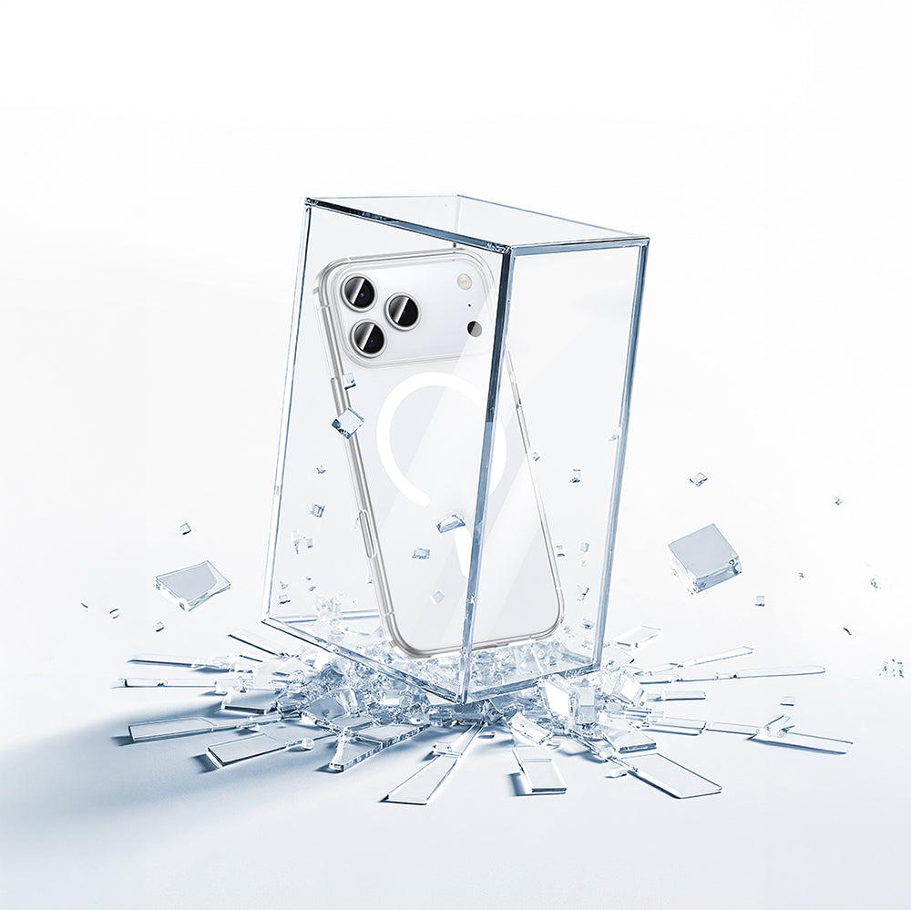 Apple iPhone 17 Kılıf M-safe Şarj Özellikli Benks ​​​​​​Crystal Serisi Şeffaf Kapak