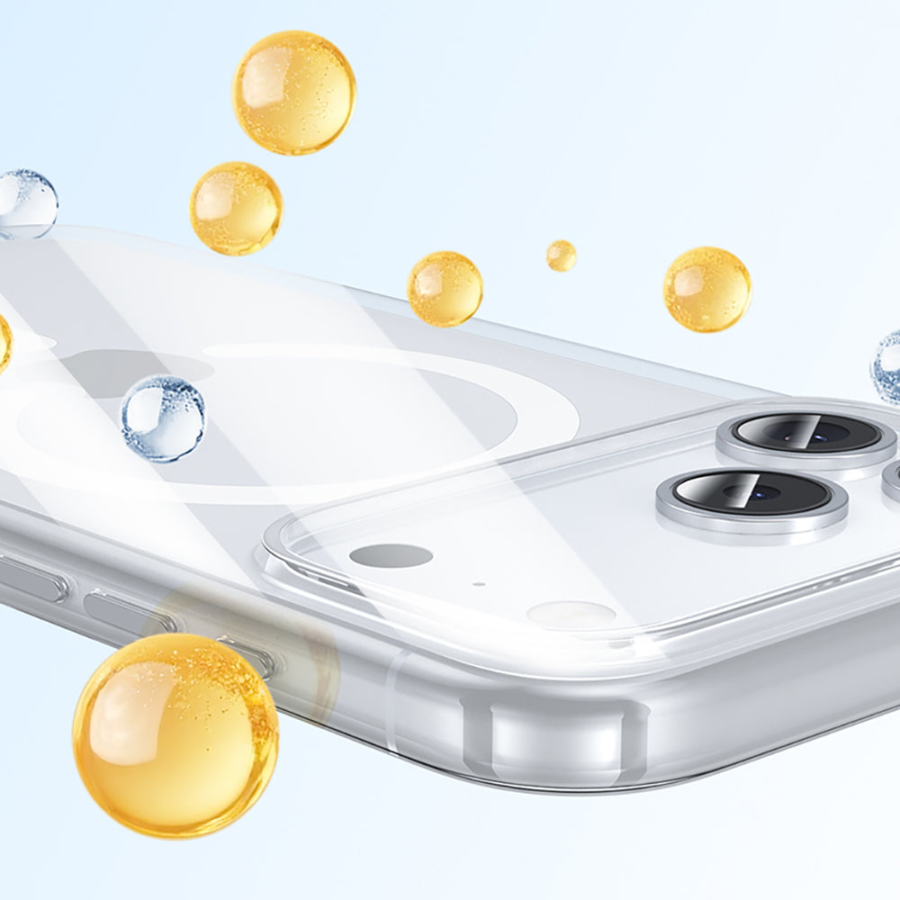 Apple iPhone 17 Kılıf M-safe Şarj Özellikli Benks ​​​​​​Crystal Serisi Şeffaf Kapak