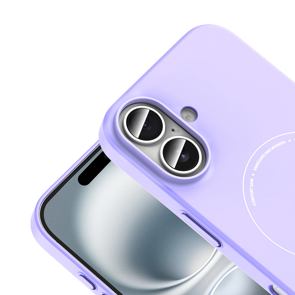 Apple iPhone 17 Kılıf M-Safe Şarj Özellikli Kamera Korumalı Zore Elio Sert PC Kapak