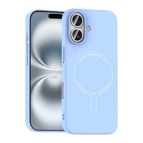 Apple iPhone 17 Kılıf M-Safe Şarj Özellikli Kamera Korumalı Zore Elio Sert PC Kapak