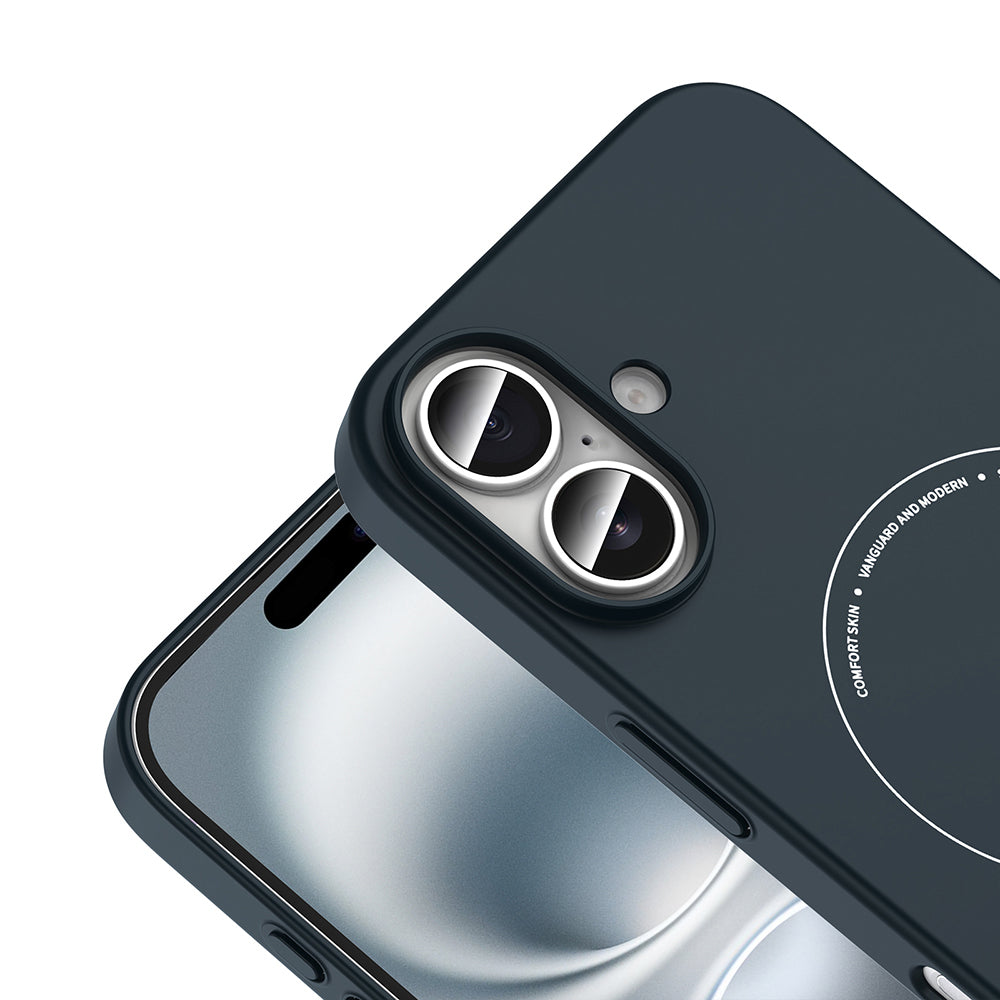 Apple iPhone 17 Kılıf M-Safe Şarj Özellikli Kamera Korumalı Zore Elio Sert PC Kapak
