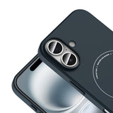 Apple iPhone 17 Kılıf M-Safe Şarj Özellikli Kamera Korumalı Zore Elio Sert PC Kapak
