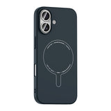 Apple iPhone 17 Kılıf M-Safe Şarj Özellikli Kamera Korumalı Zore Elio Sert PC Kapak