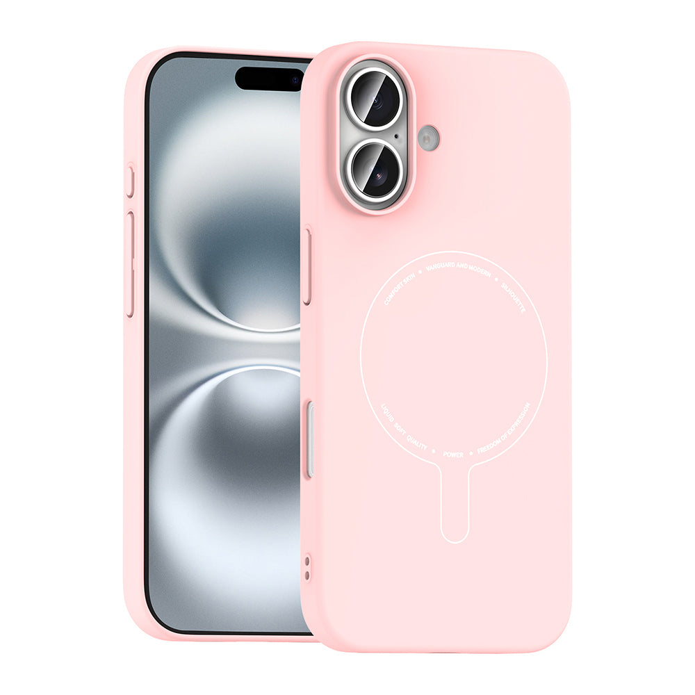 Apple iPhone 17 Kılıf M-Safe Şarj Özellikli Kamera Korumalı Zore Elio Sert PC Kapak