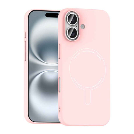 Apple iPhone 17 Kılıf M-Safe Şarj Özellikli Kamera Korumalı Zore Elio Sert PC Kapak