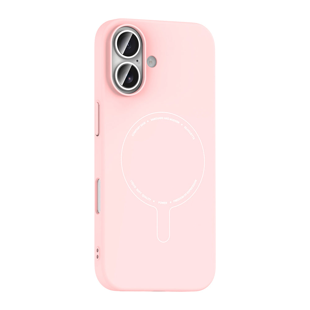 Apple iPhone 17 Kılıf M-Safe Şarj Özellikli Kamera Korumalı Zore Elio Sert PC Kapak