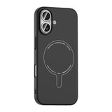 Apple iPhone 17 Kılıf M-Safe Şarj Özellikli Kamera Korumalı Zore Elio Sert PC Kapak