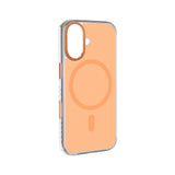 Apple iPhone 17 Kılıf M-safe Şarj Özellikli Metal Kamera Çerçeveli Airbag Tasarımlı Lenyes CK221 Sert PC Kapak