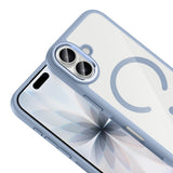 Apple iPhone 17 Kılıf M-Safe Şarj Özellikli Metal Kamera Çerçeveli Zore Tiko Kapak